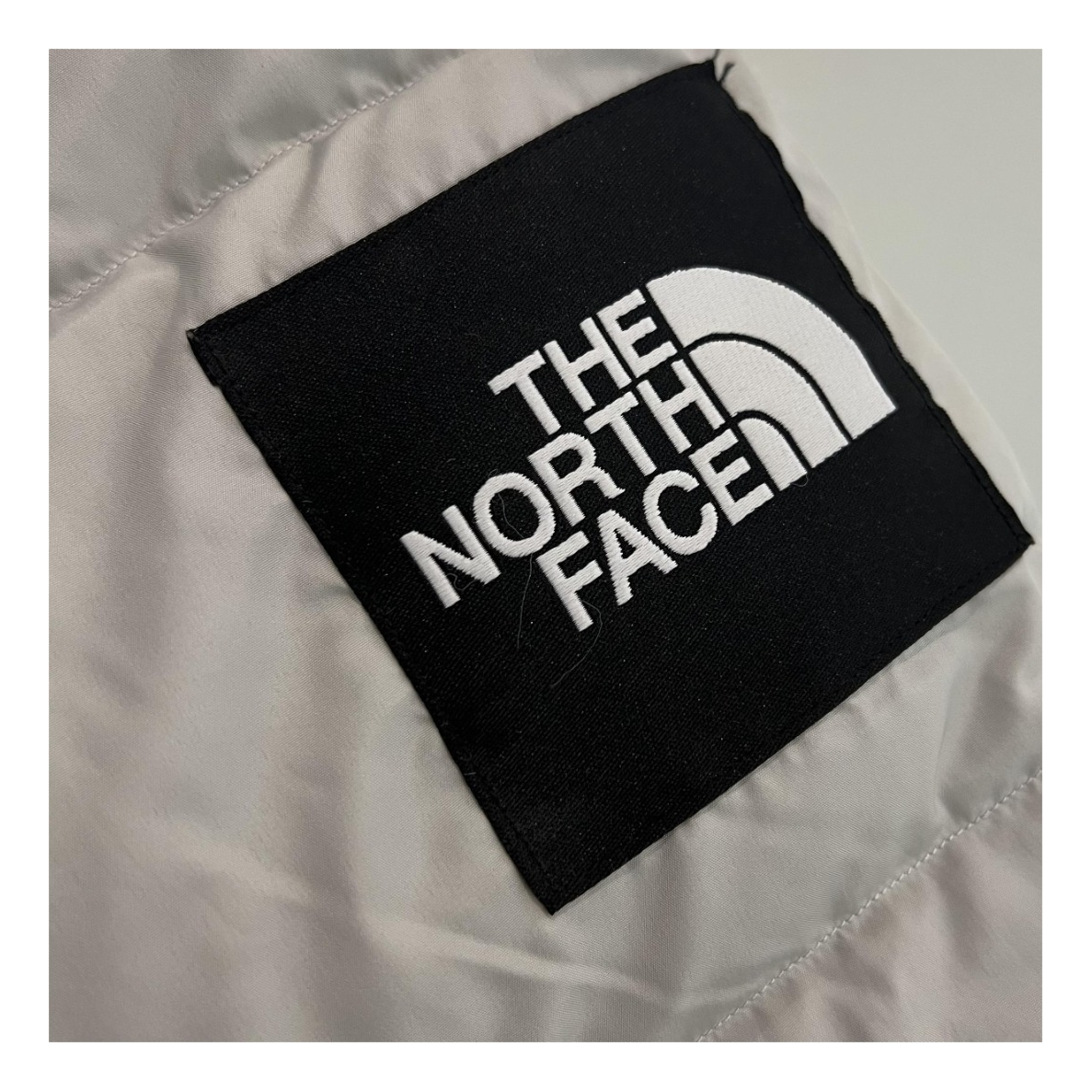 The North Face Color-Block Long Hooded Down Puffer Coat - Grey
