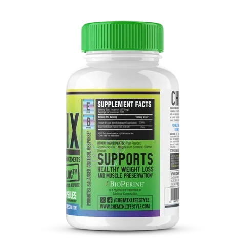 Chemix CORTIBLOC 120 Capsules – Stress & Adrenal Wellness Support