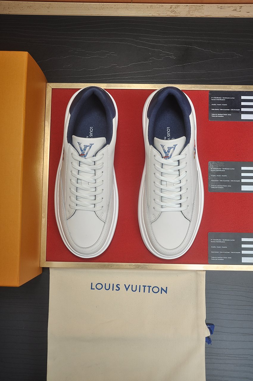 Louis Vuitton Men's Floral Graphic Low-Top Sneakers