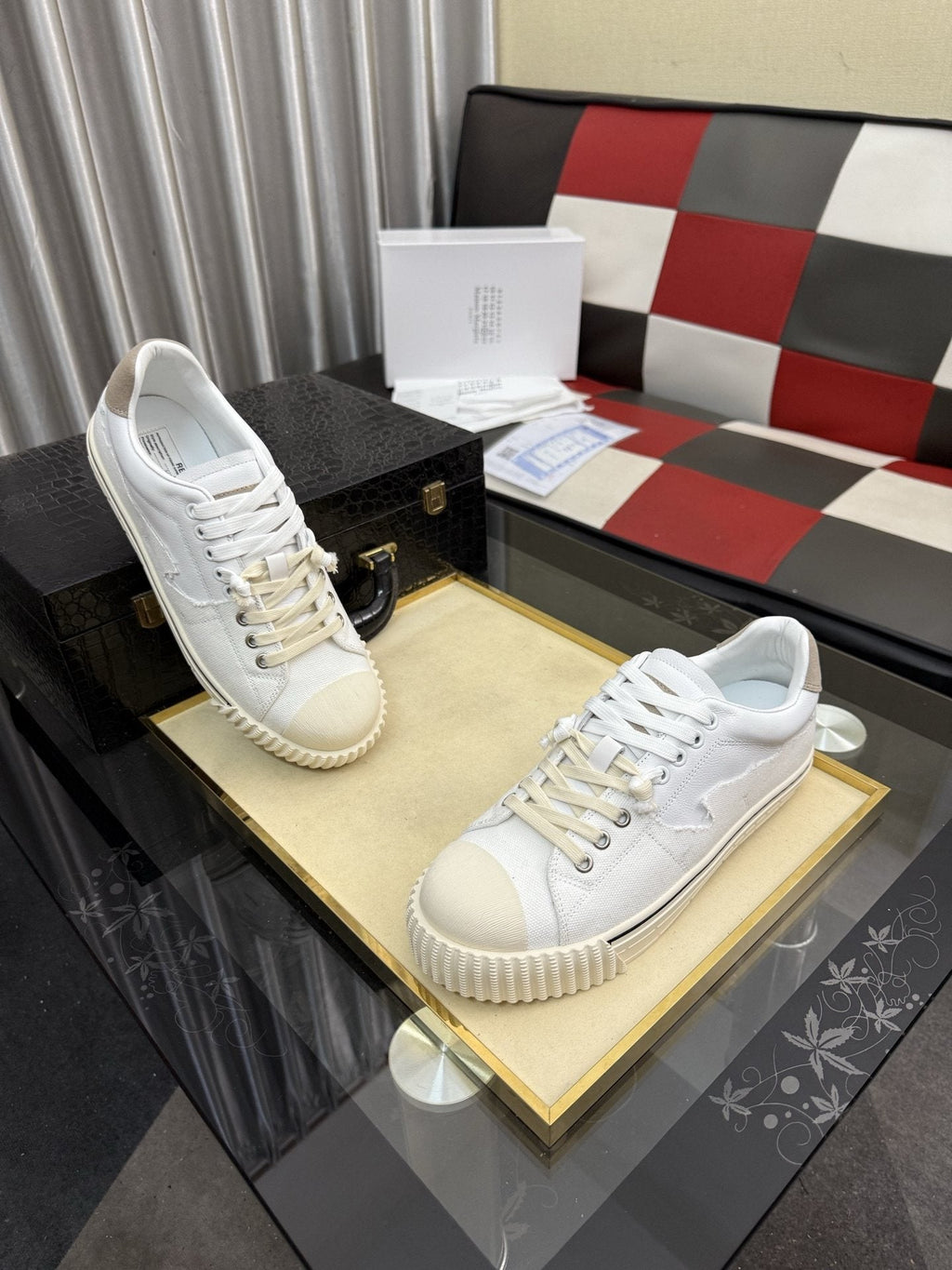 Maison Margiela Paneled Low-Top Sneakers