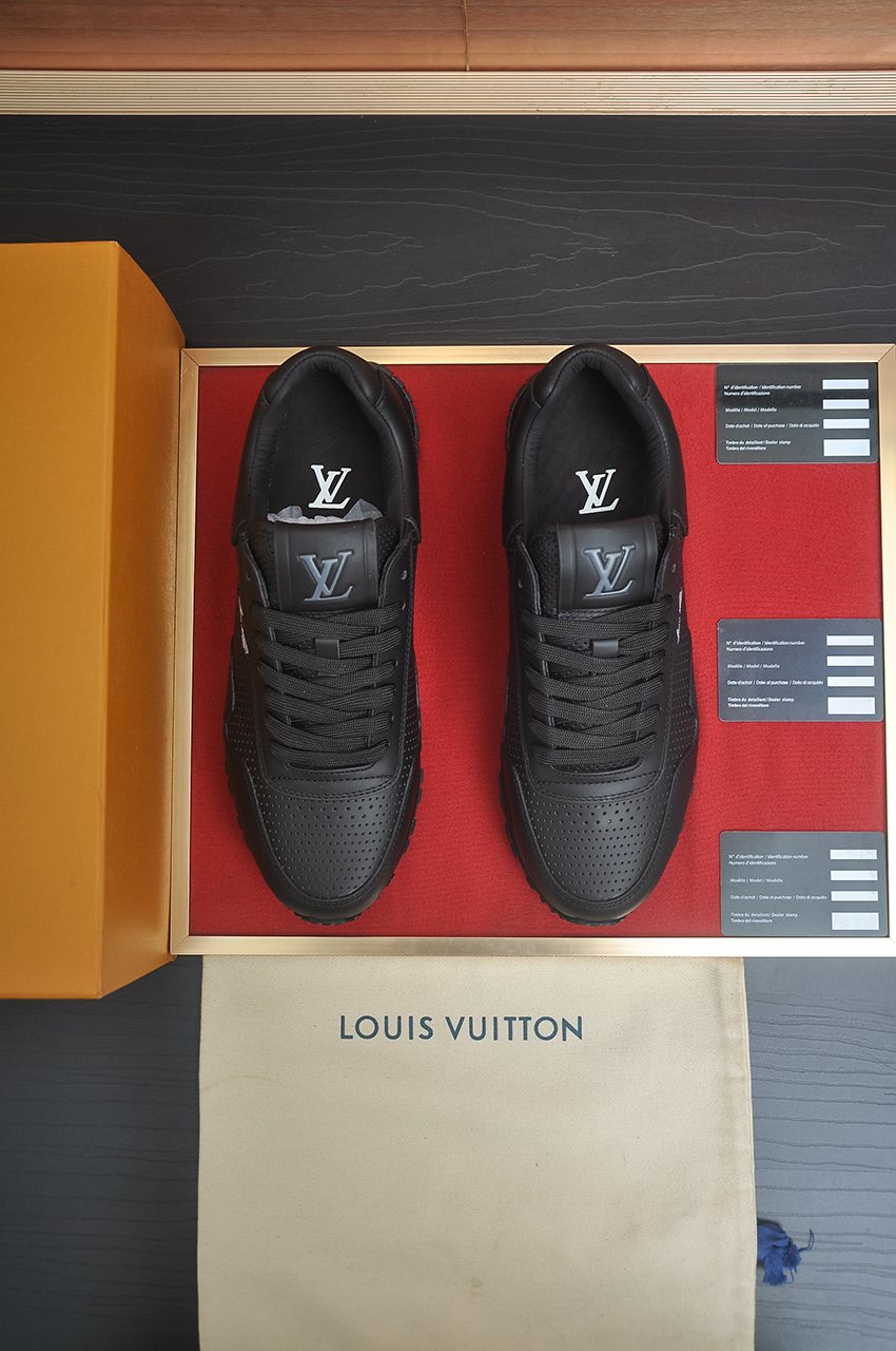 Louis Vuitton Dark Gray Low-Top Sneakers