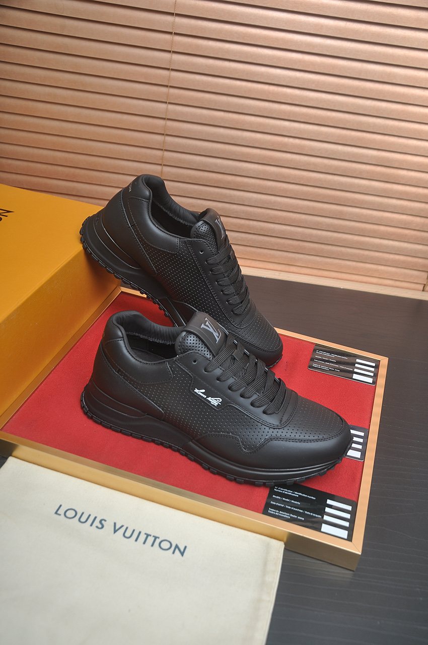 Louis Vuitton Dark Gray Low-Top Sneakers