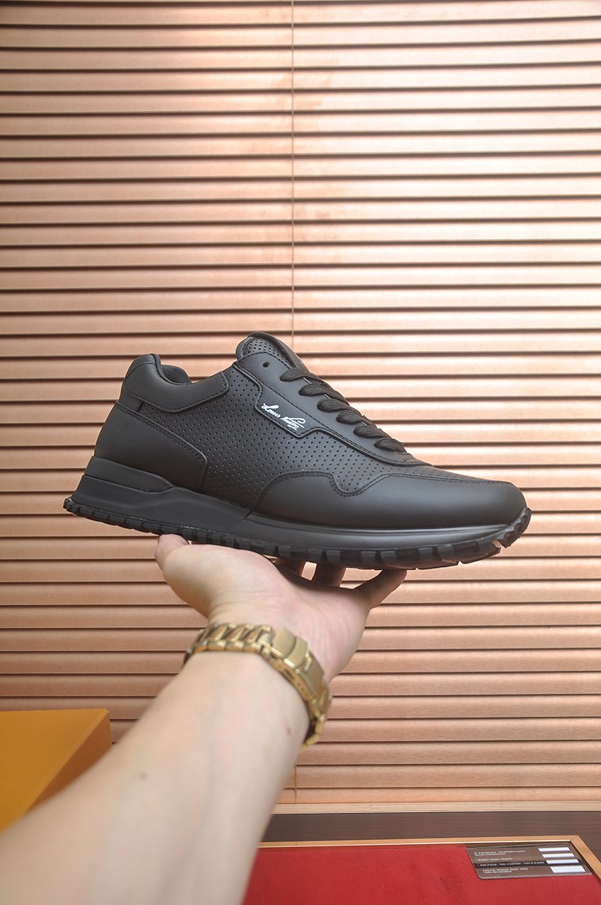 Louis Vuitton Dark Gray Low-Top Sneakers