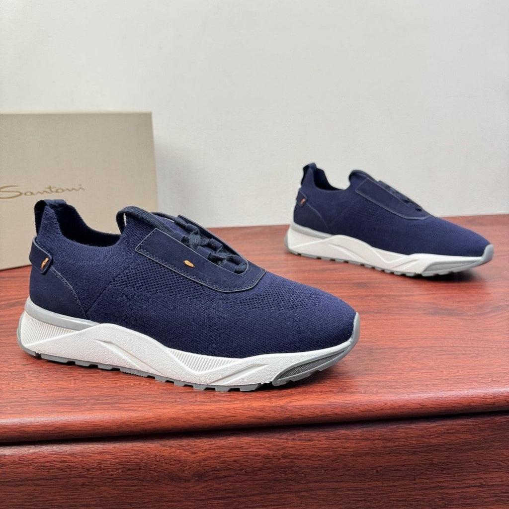 Santoni Men's Knit Sneakers