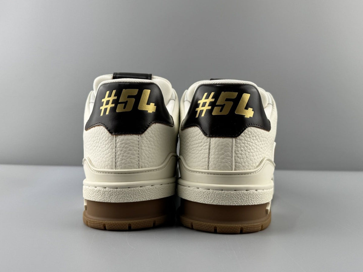 Louis Vuitton Men's White & Black Low-Top Sneakers