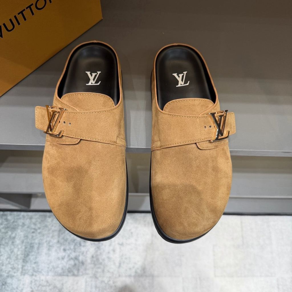 Louis Vuitton Men's Adjustable Strap Slip-On Shoes