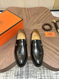 Hermès Metal H-Hardware Loafers