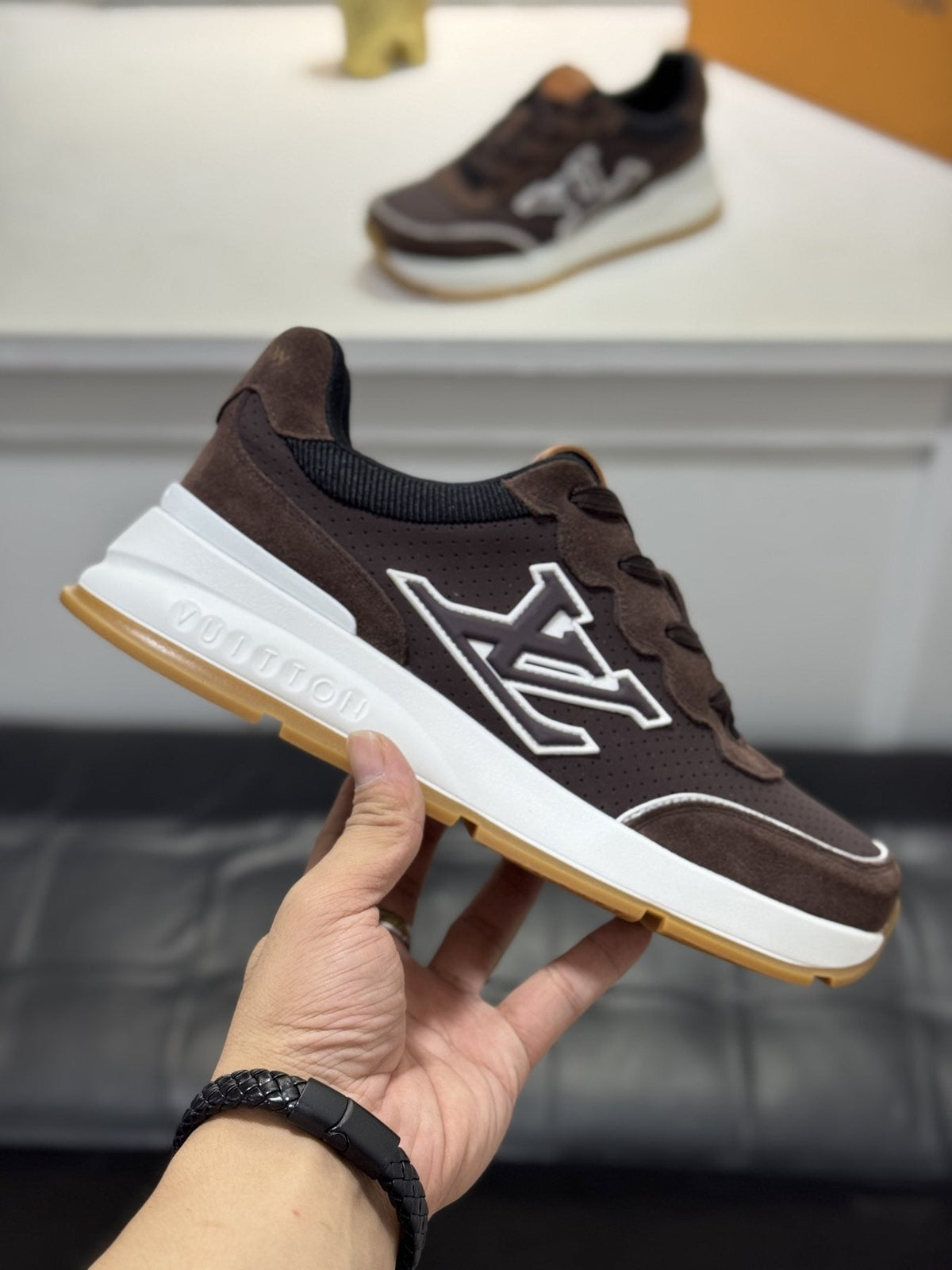 Louis Vuitton LV Panel Low-Top Sneakers