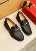Ferragamo Leather Bit Loafers