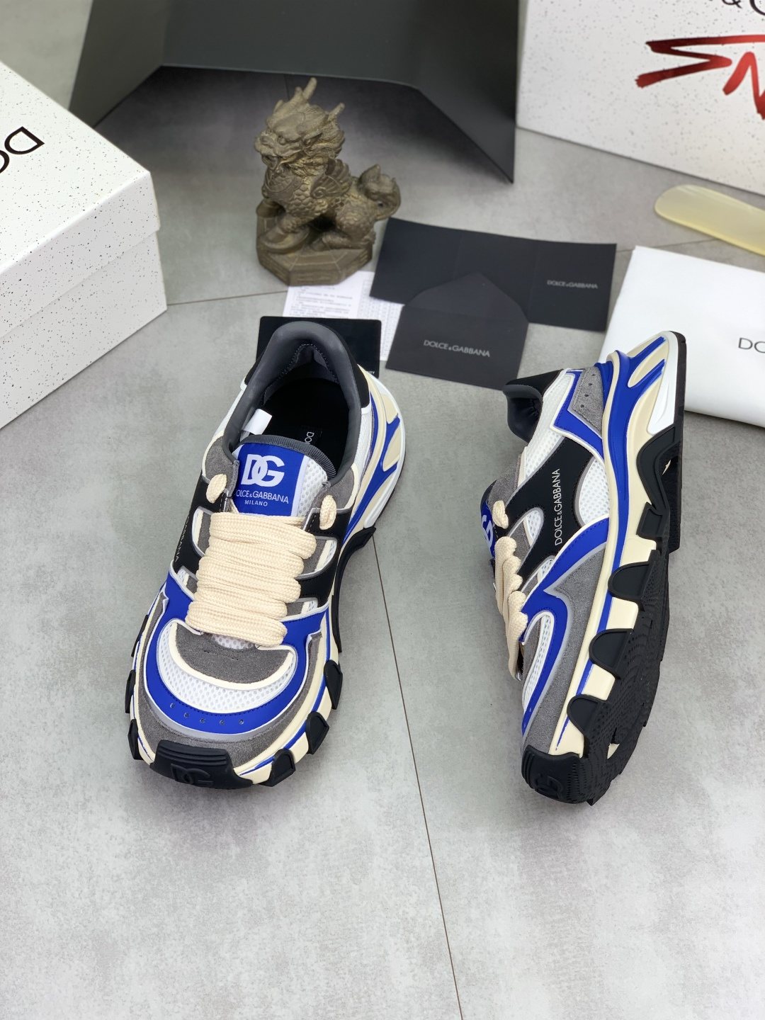 Dolce & Gabbana Men's Paneled Low-Top Sneakers