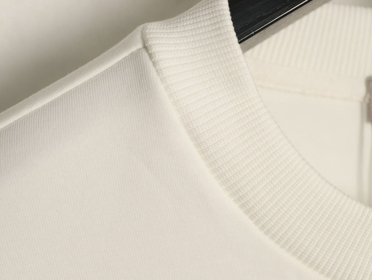 Dior 26FW Four-Leaf Clover Embroidered Crewneck Sweatshirt